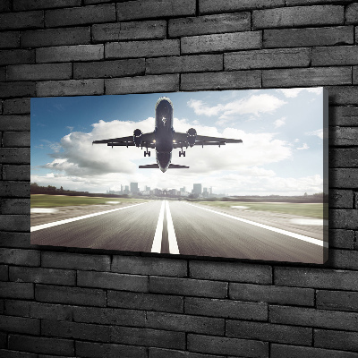 Canvas wall art Starting plane