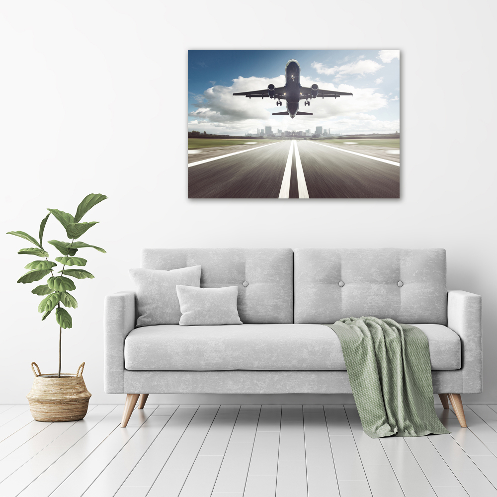 Canvas wall art Starting plane