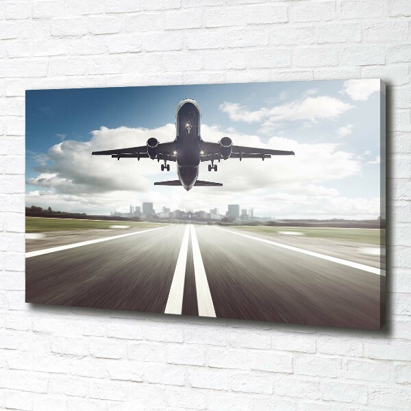 Canvas wall art Starting plane