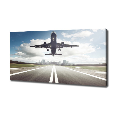 Canvas wall art Starting plane