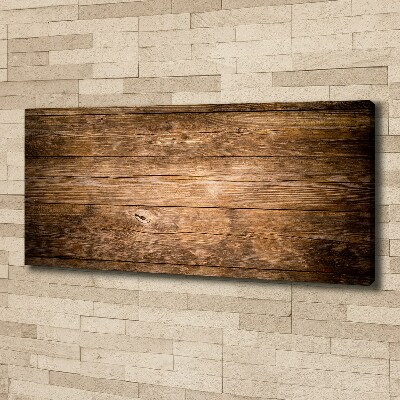 Canvas wall art Wooden background