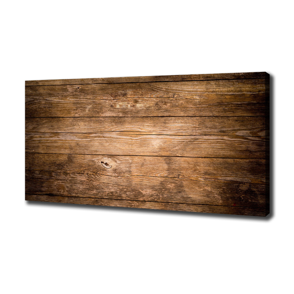 Canvas wall art Wooden background