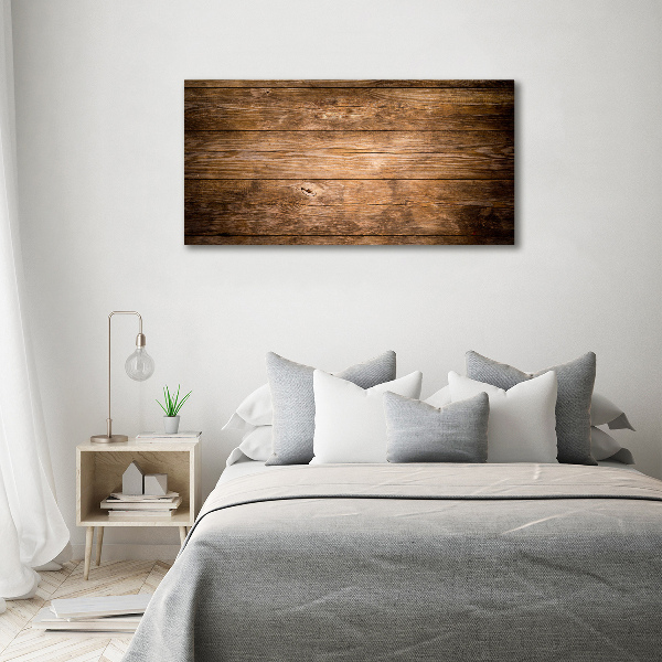 Canvas wall art Wooden background