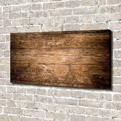 Canvas wall art Wooden background