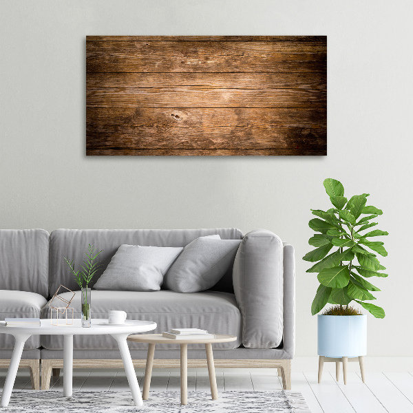 Canvas wall art Wooden background