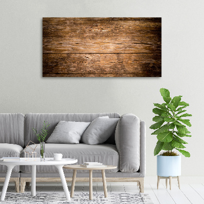 Canvas wall art Wooden background