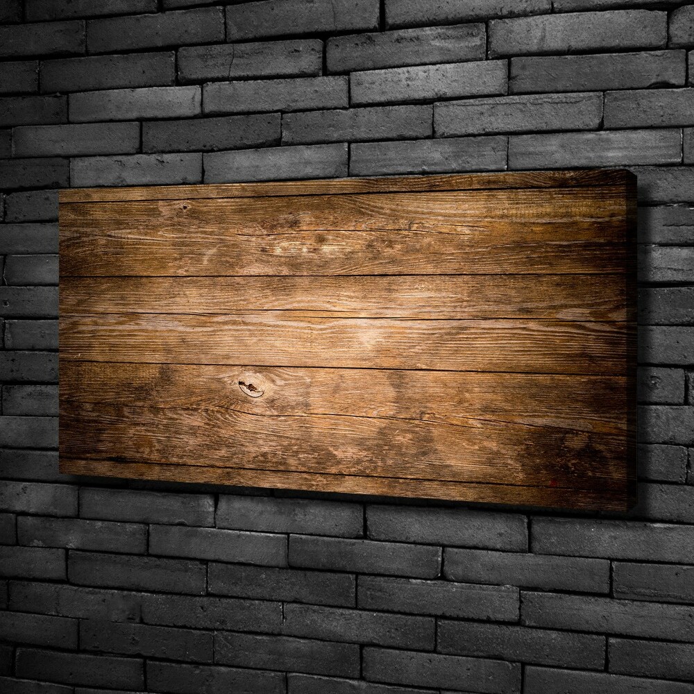 Canvas wall art Wooden background