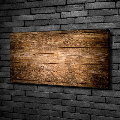 Canvas wall art Wooden background