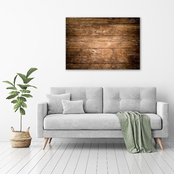 Canvas wall art Wooden background