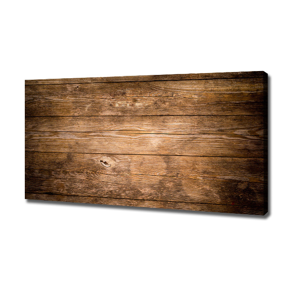 Canvas wall art Wooden background