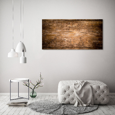 Canvas wall art Wooden background