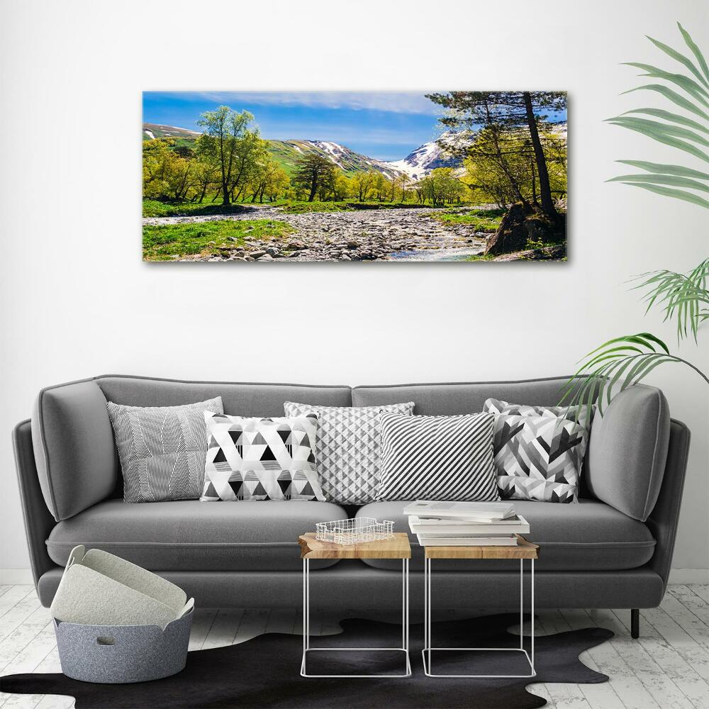 Canvas wall art River in the mountains