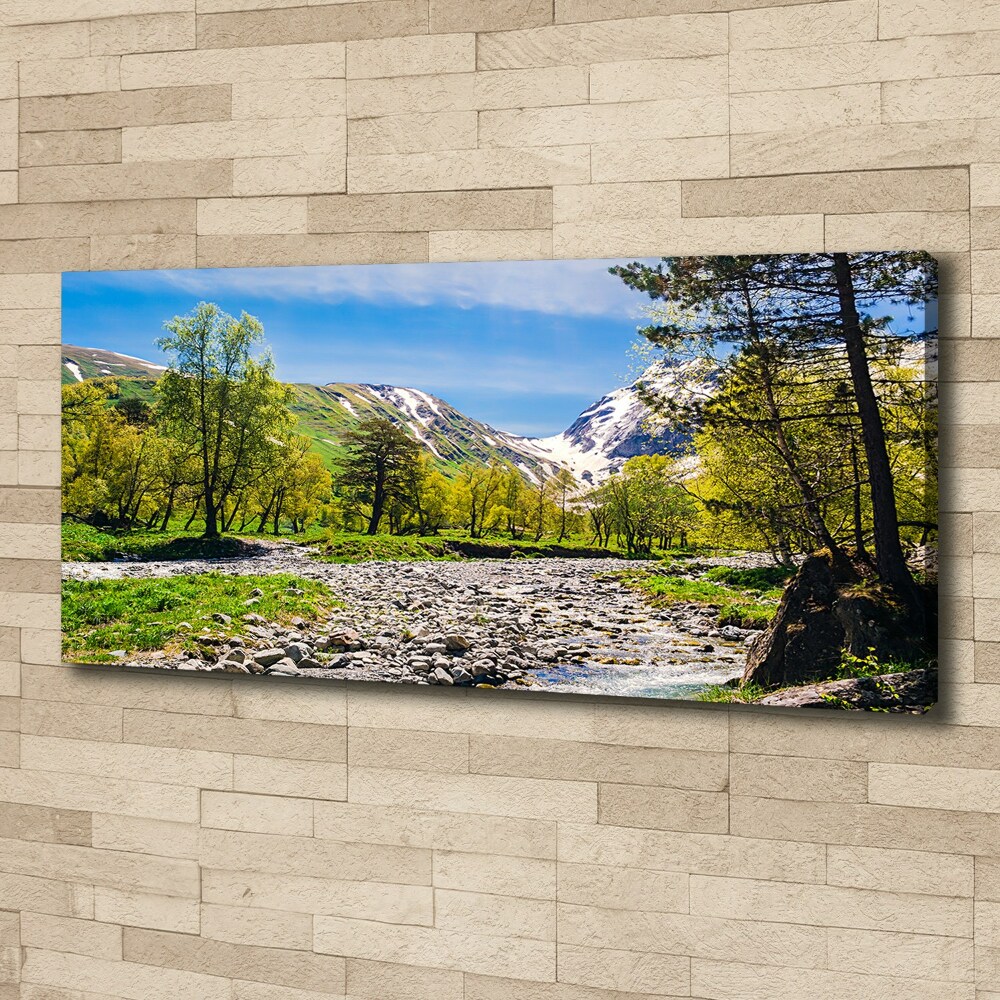 Canvas wall art River in the mountains