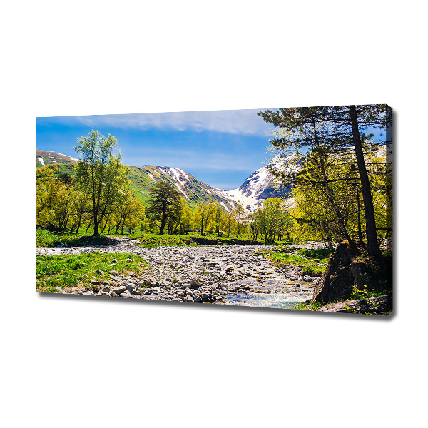 Canvas wall art River in the mountains