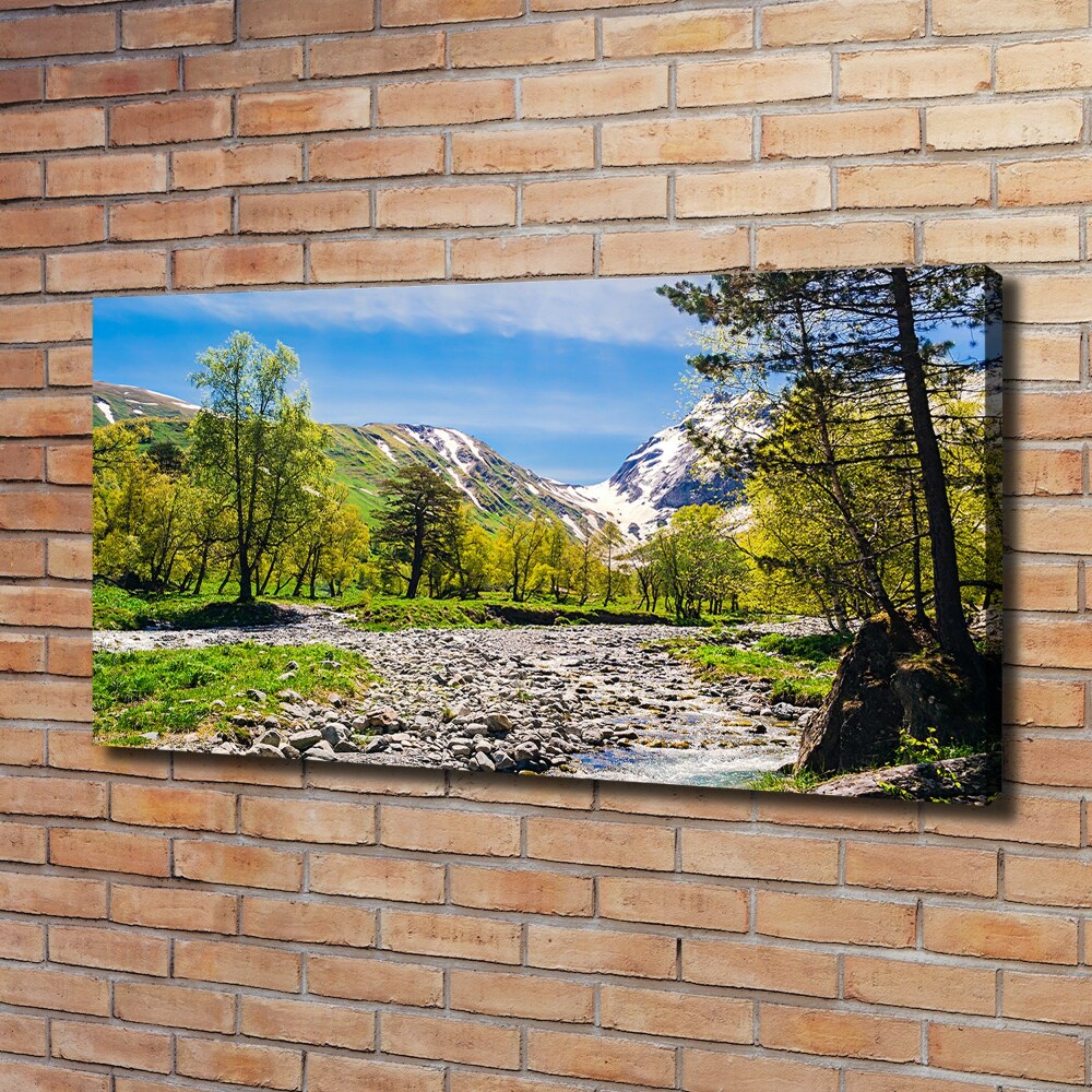 Canvas wall art River in the mountains