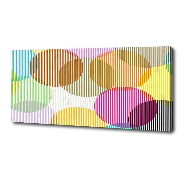 Canvas wall art Colorful wheels