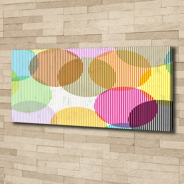 Canvas wall art Colorful wheels