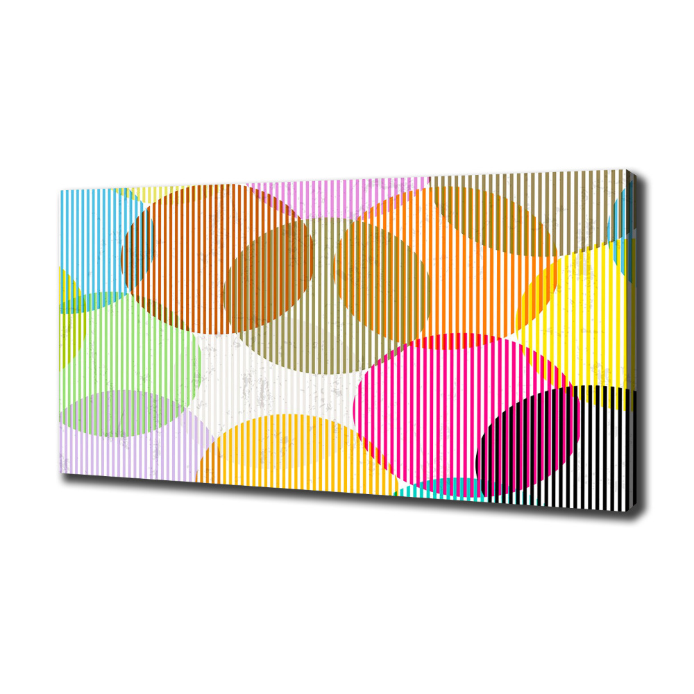 Canvas wall art Colorful wheels