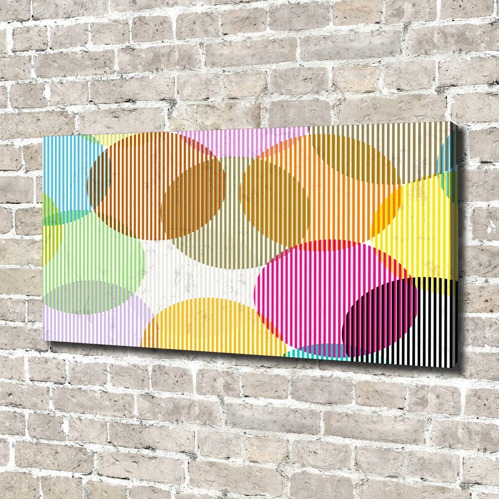 Canvas wall art Colorful wheels