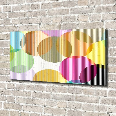 Canvas wall art Colorful wheels