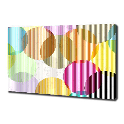 Canvas wall art Colorful wheels