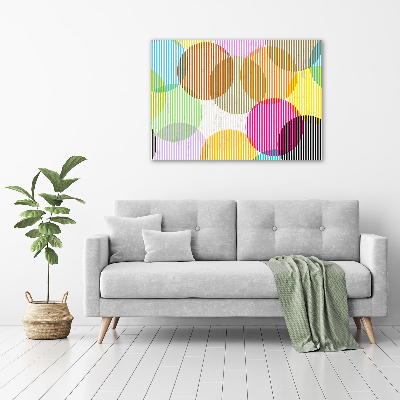 Canvas wall art Colorful wheels