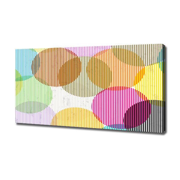 Canvas wall art Colorful wheels