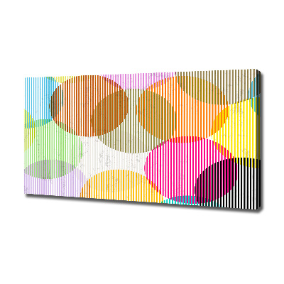 Canvas wall art Colorful wheels