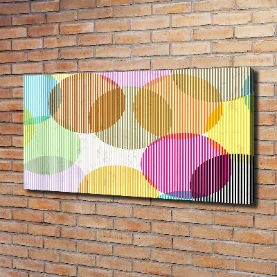 Canvas wall art Colorful wheels