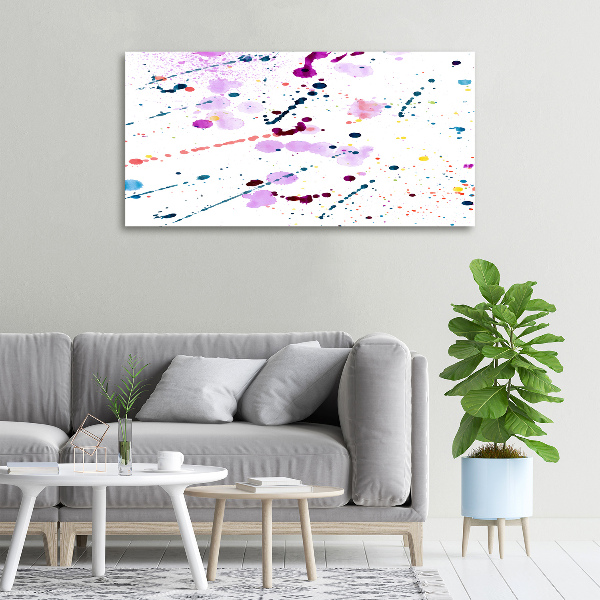 Canvas wall art Abstract spots