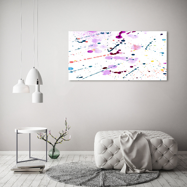 Canvas wall art Abstract spots