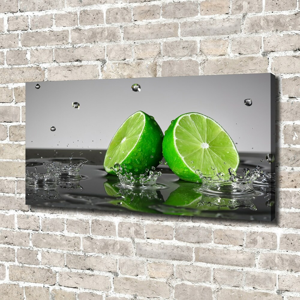 Canvas wall art Lime