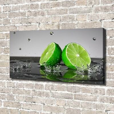 Canvas wall art Lime