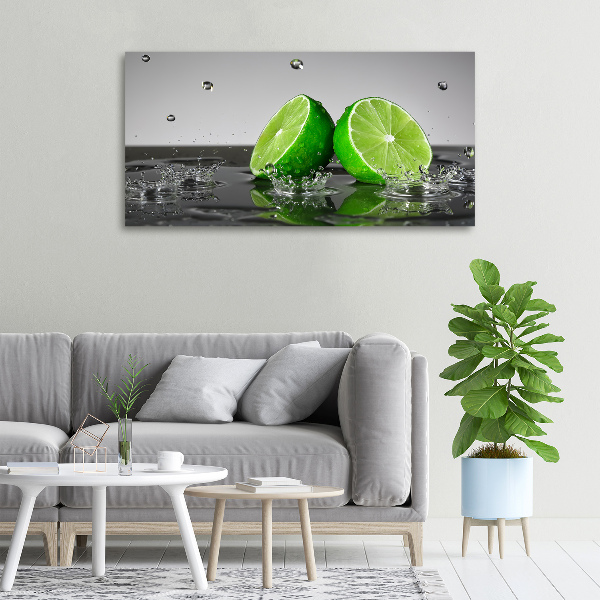 Canvas wall art Lime