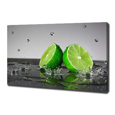 Canvas wall art Lime