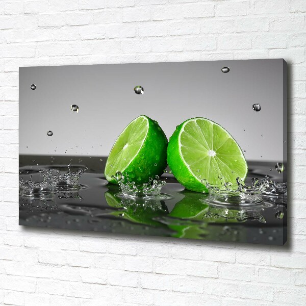 Canvas wall art Lime