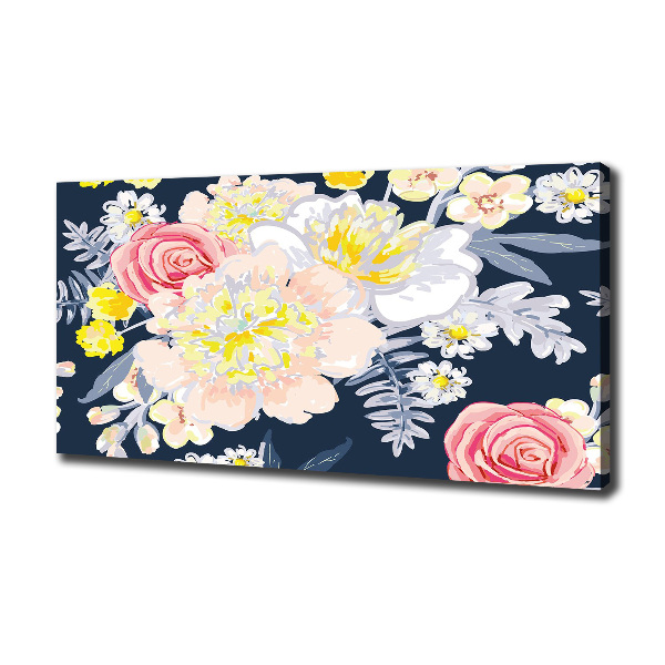 Canvas wall art Floral pattern