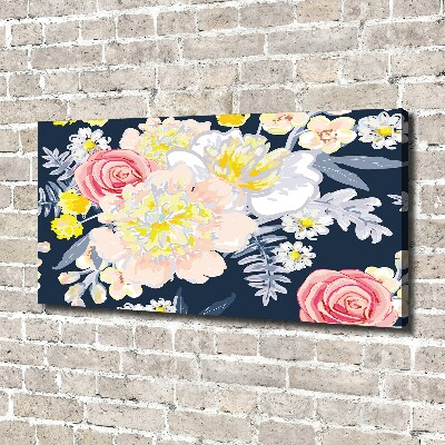 Canvas wall art Floral pattern