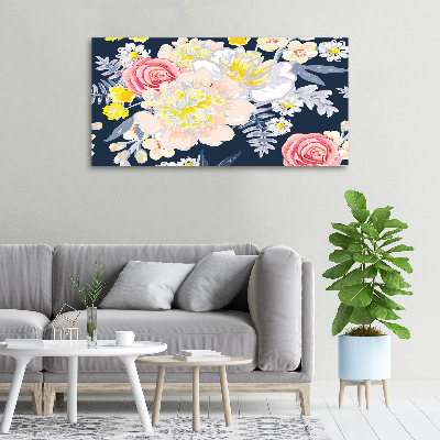 Canvas wall art Floral pattern