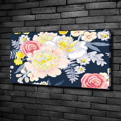 Canvas wall art Floral pattern