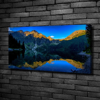 Canvas wall art Tatra Mountains