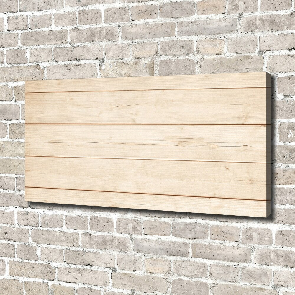 Canvas wall art Wooden background