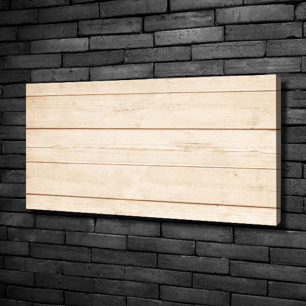 Canvas wall art Wooden background