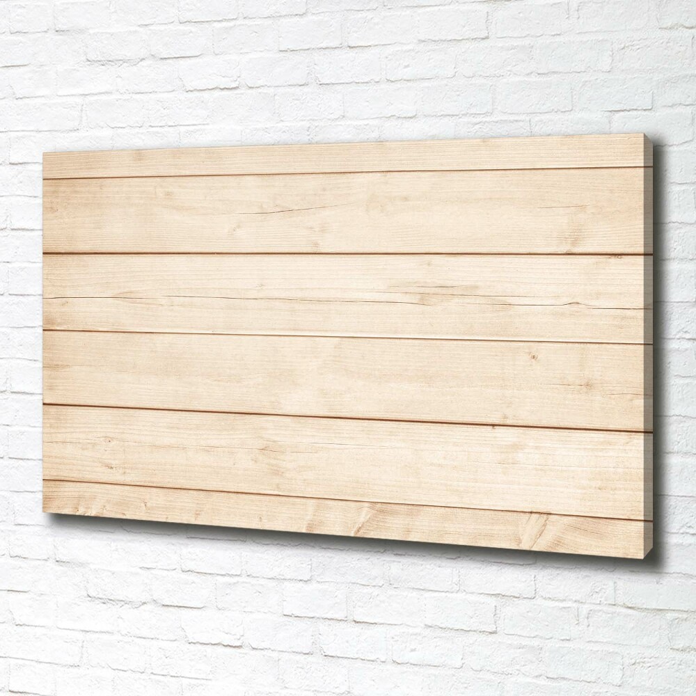 Canvas wall art Wooden background