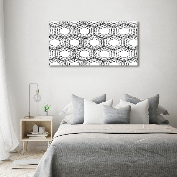 Canvas wall art Geometric background