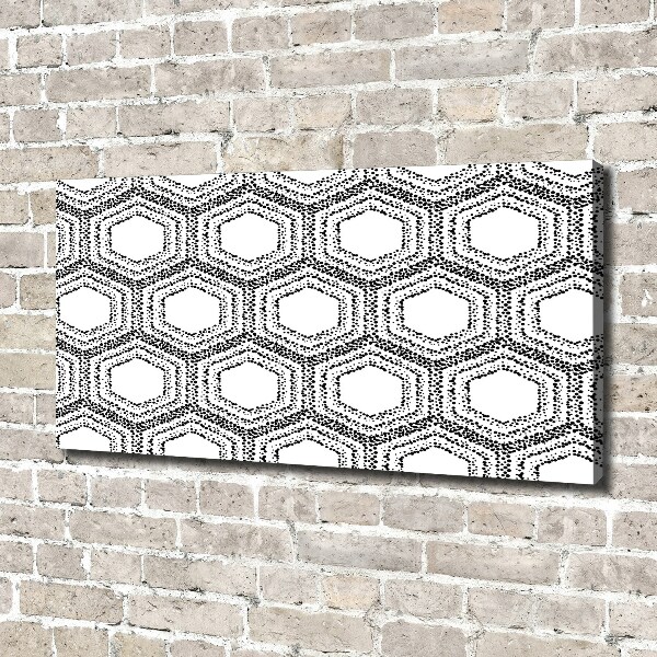 Canvas wall art Geometric background