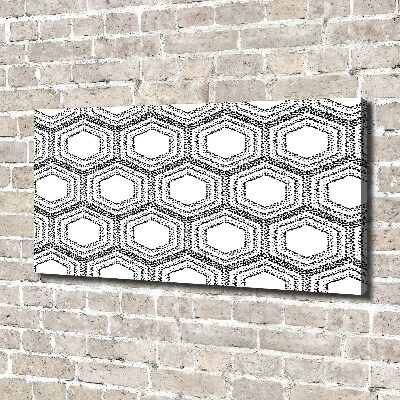 Canvas wall art Geometric background