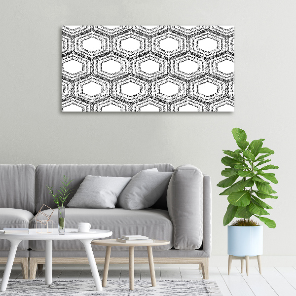 Canvas wall art Geometric background