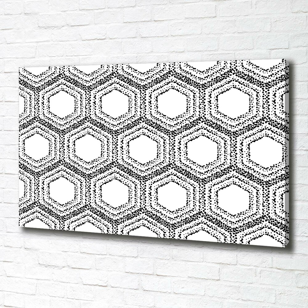 Canvas wall art Geometric background