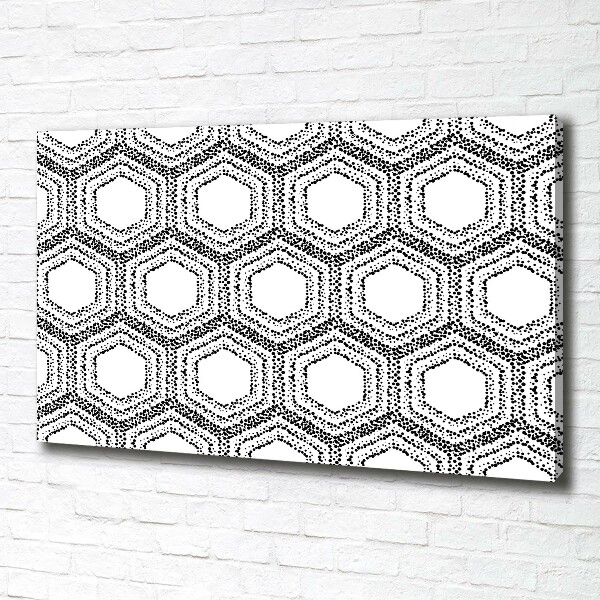 Canvas wall art Geometric background